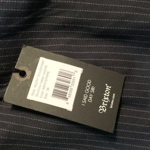 Brixton Refent Trouser Pant Size 36 Navy/Stripe